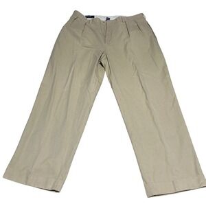 VTG Polo Ralph Lauren Herringbone Trousers Mens 38 30‎ Double Pleated Vintage